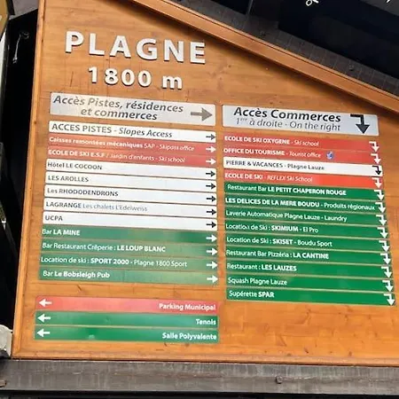 Plagne 1800 Confortable Apartment